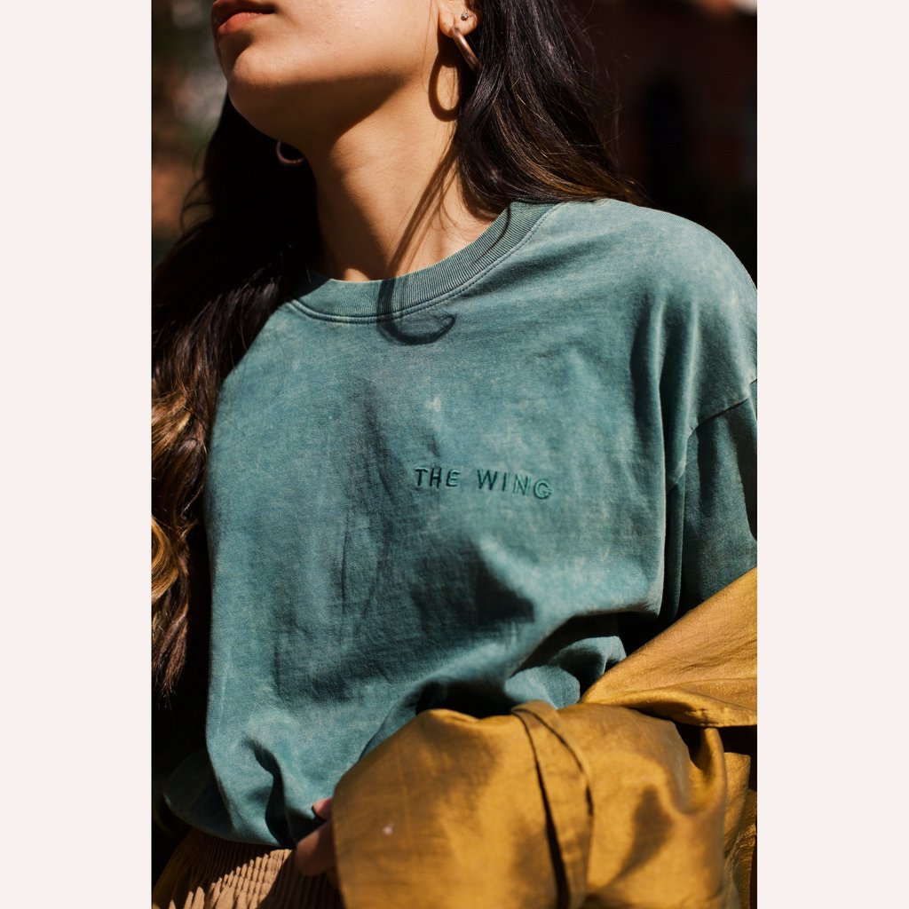 The Wing Mineral Wash Long-Sleeve Tee